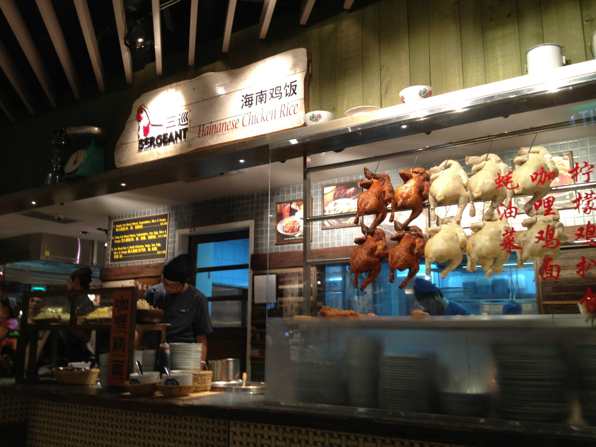 新加坡美食-三巡海南鸡饭(来福士)