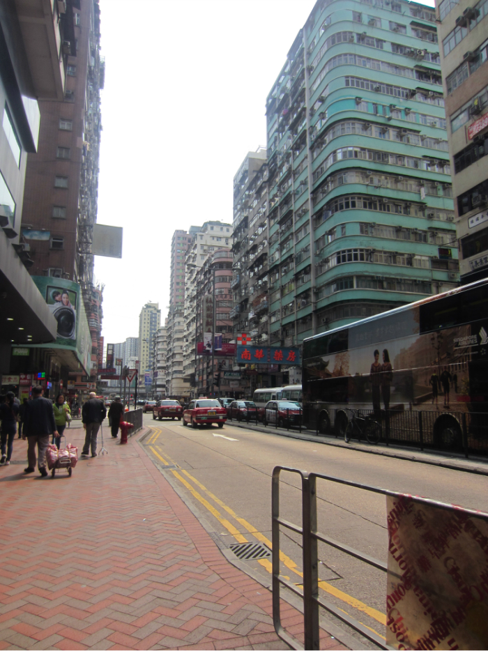 香港的街道