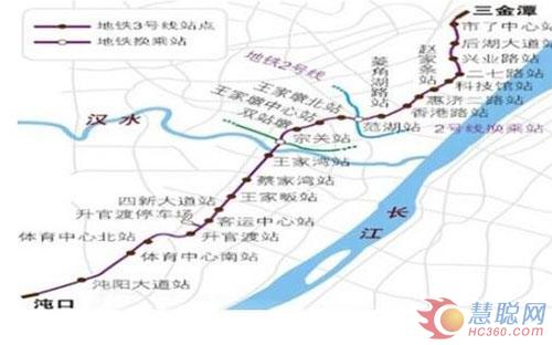 【武汉地铁6号线改线】3号线明年通车规划图曝光 