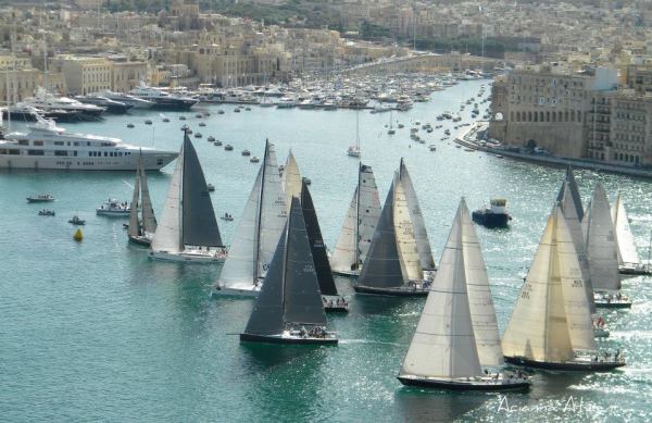 马耳他之第八更! Rolex middle race,热闹的帆船赛