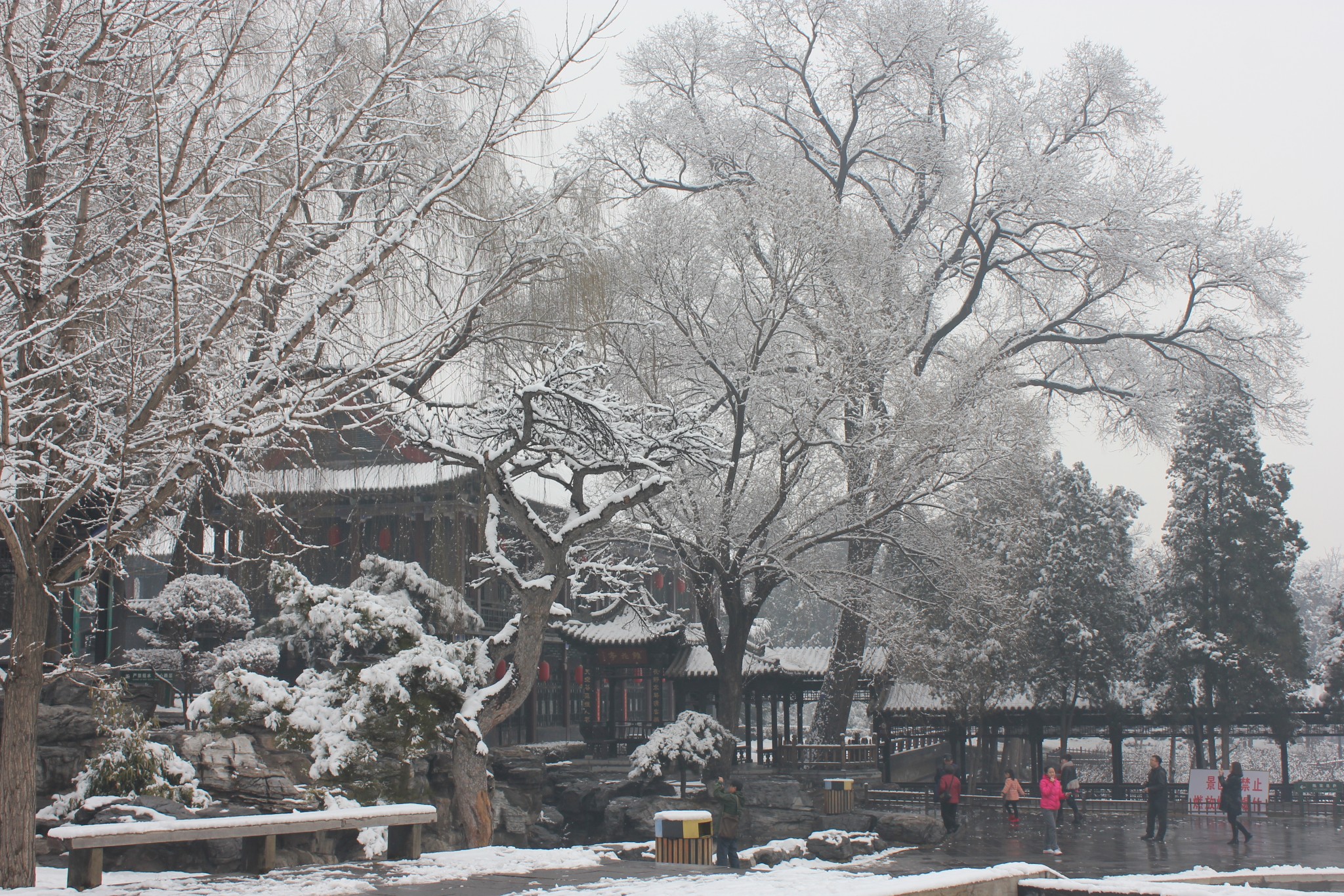 2015羊年春节山西三日   观晋祠雪景  品晋商文化_游记