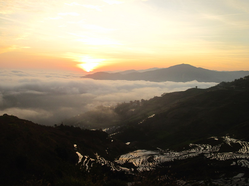 2015年2月骑行元江那诺梯田。
