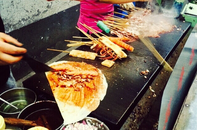 苏州美食-老马铁板烤鱿鱼