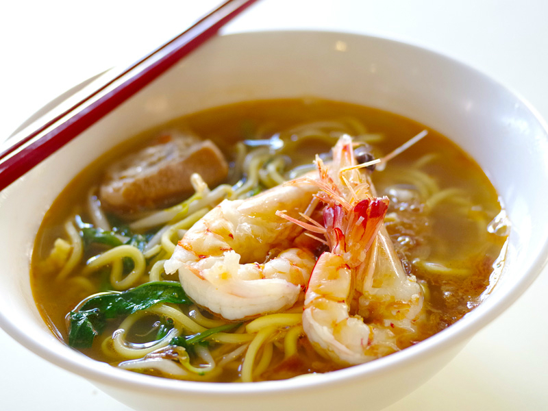 新加坡美食-坤记大虾排骨面