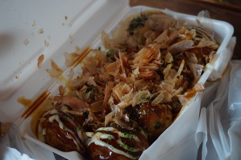 东京美食-章鱼小丸子