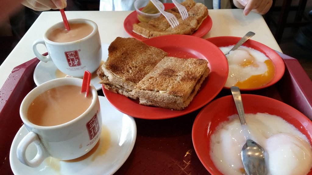 新加坡美食-亚坤咖椰土司(乌节路店)