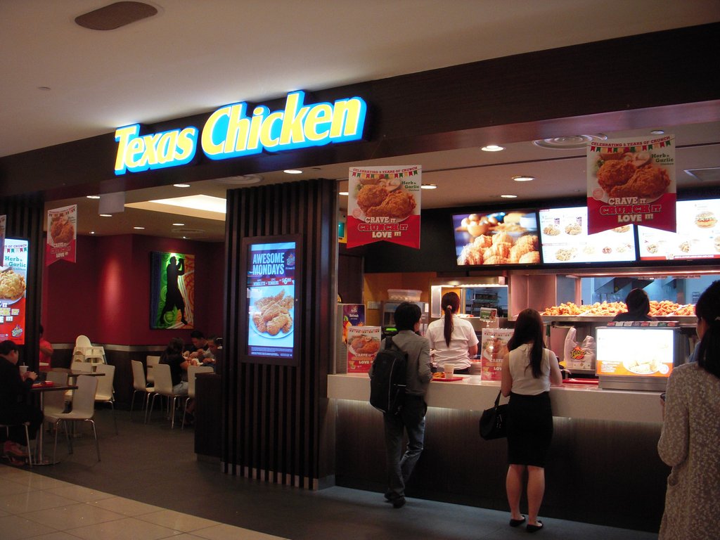 新加坡美食-Texas Chicken(怡丰城店)