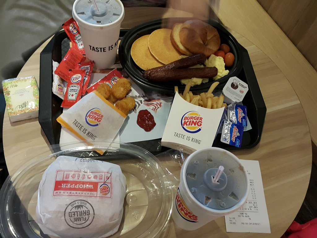 新加坡美食-汉堡王(樟宜机场T1)