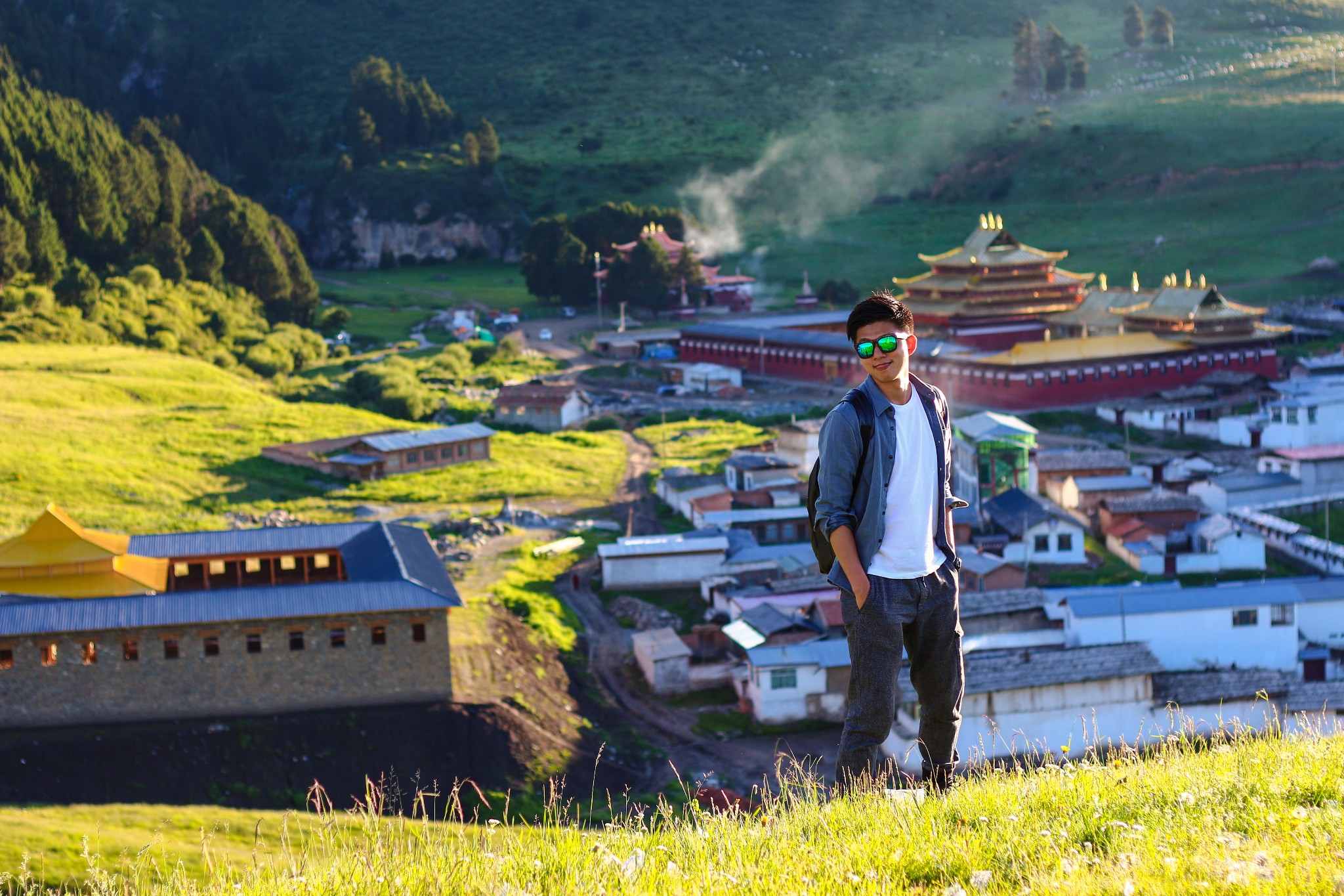 【碌曲图片】越过山丘，寻碧草蓝天，甘南四日之旅【郎木寺，扎尕那，桑科，拉卜楞寺】