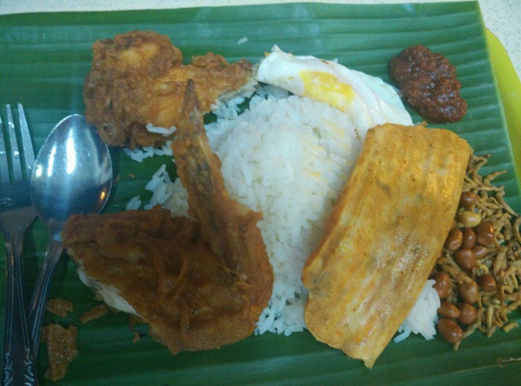 新加坡美食-花柏山椰子饭快餐