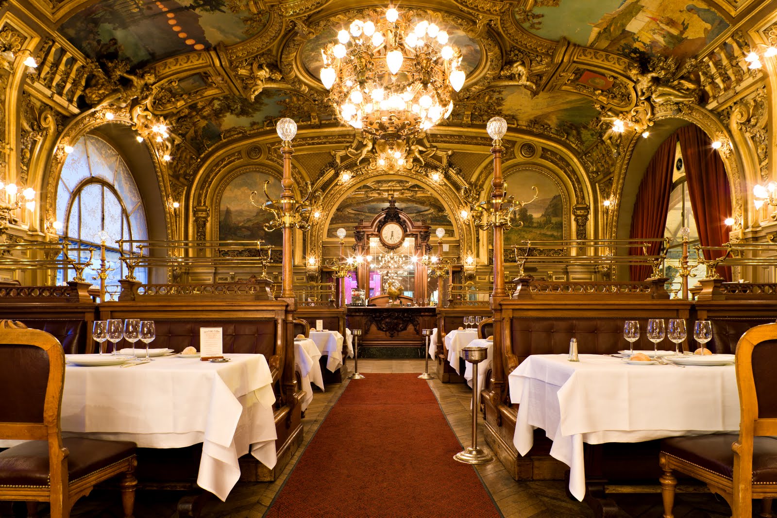 法国巴黎蓝色列车餐厅晚餐预订