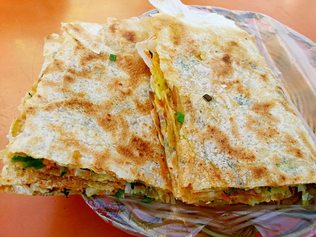 青岛美食-正宗枣庄菜煎饼