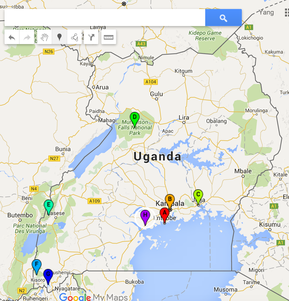 乌干达初印象--金贾漂流+默奇森瀑布森林公园_游记