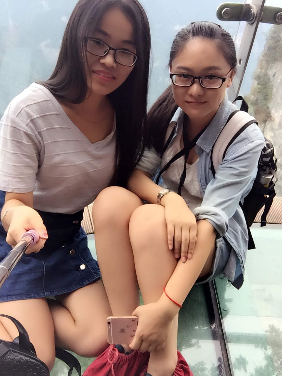 我带着妹子带着我逛张家界