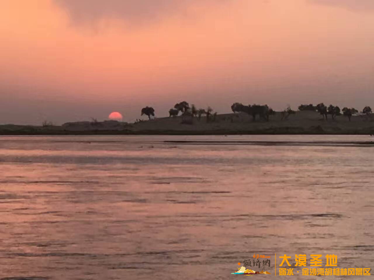 大漠圣地—弱水金沙湾胡杨林风景区，不仅有绝...