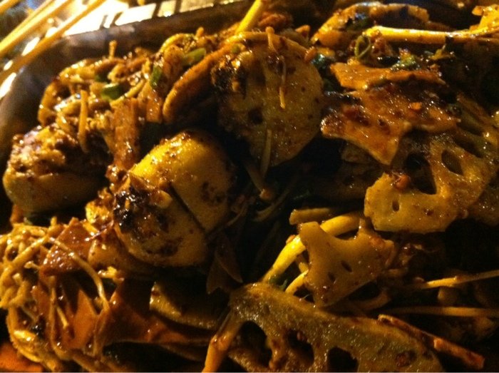 重庆美食-陈记烧烤城烤脑花