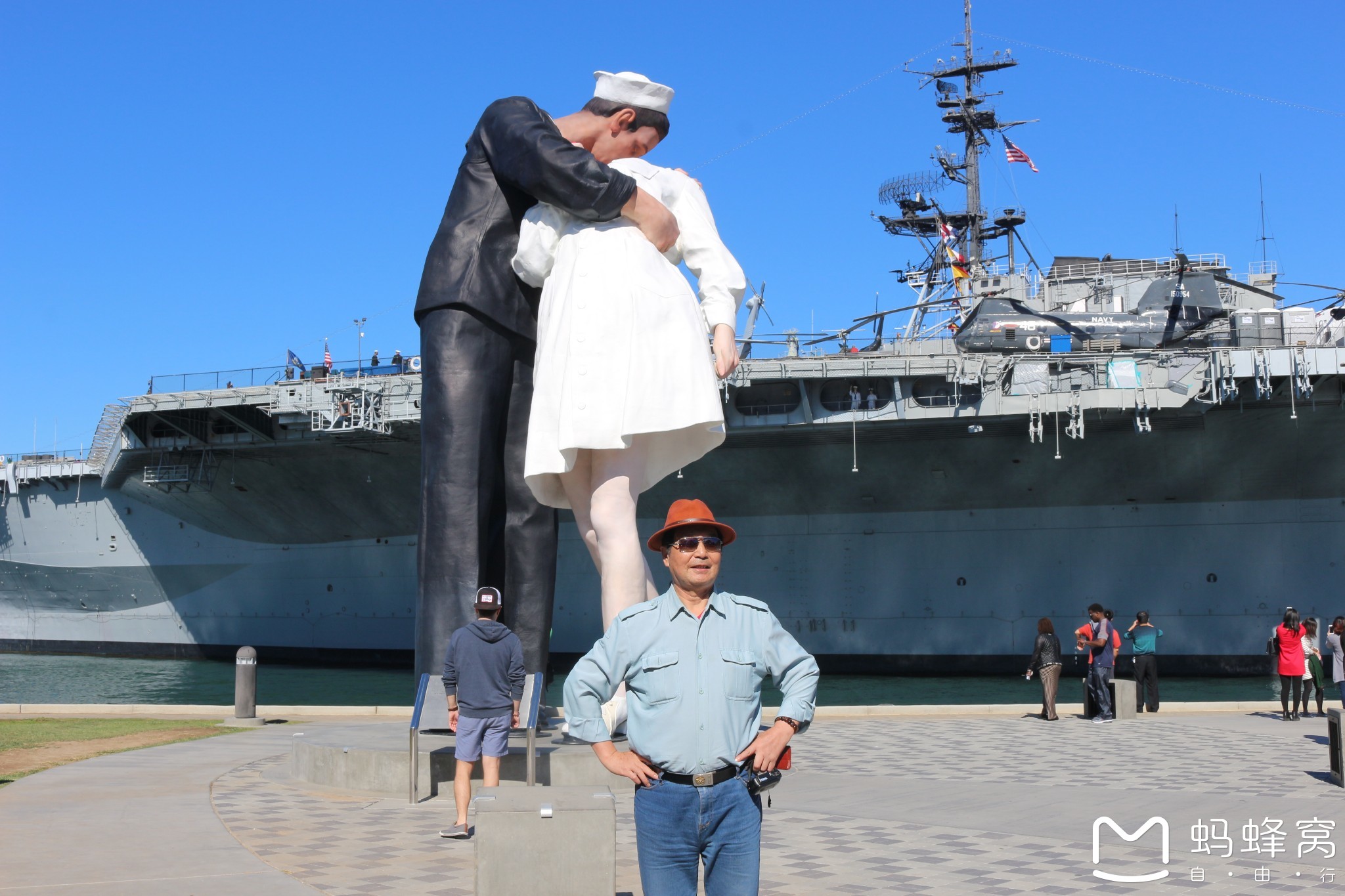 【北美洲图片】北美之旅...美国圣地亚哥军港中途岛号航母风景区随拍