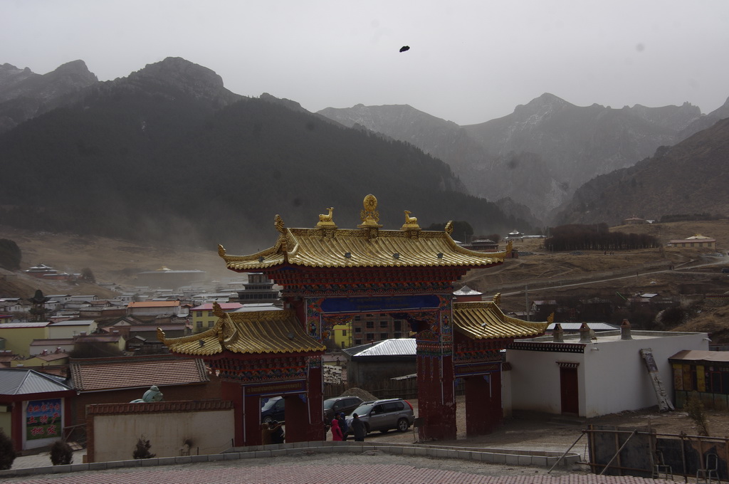 正月十三郎木寺看晒佛_游记