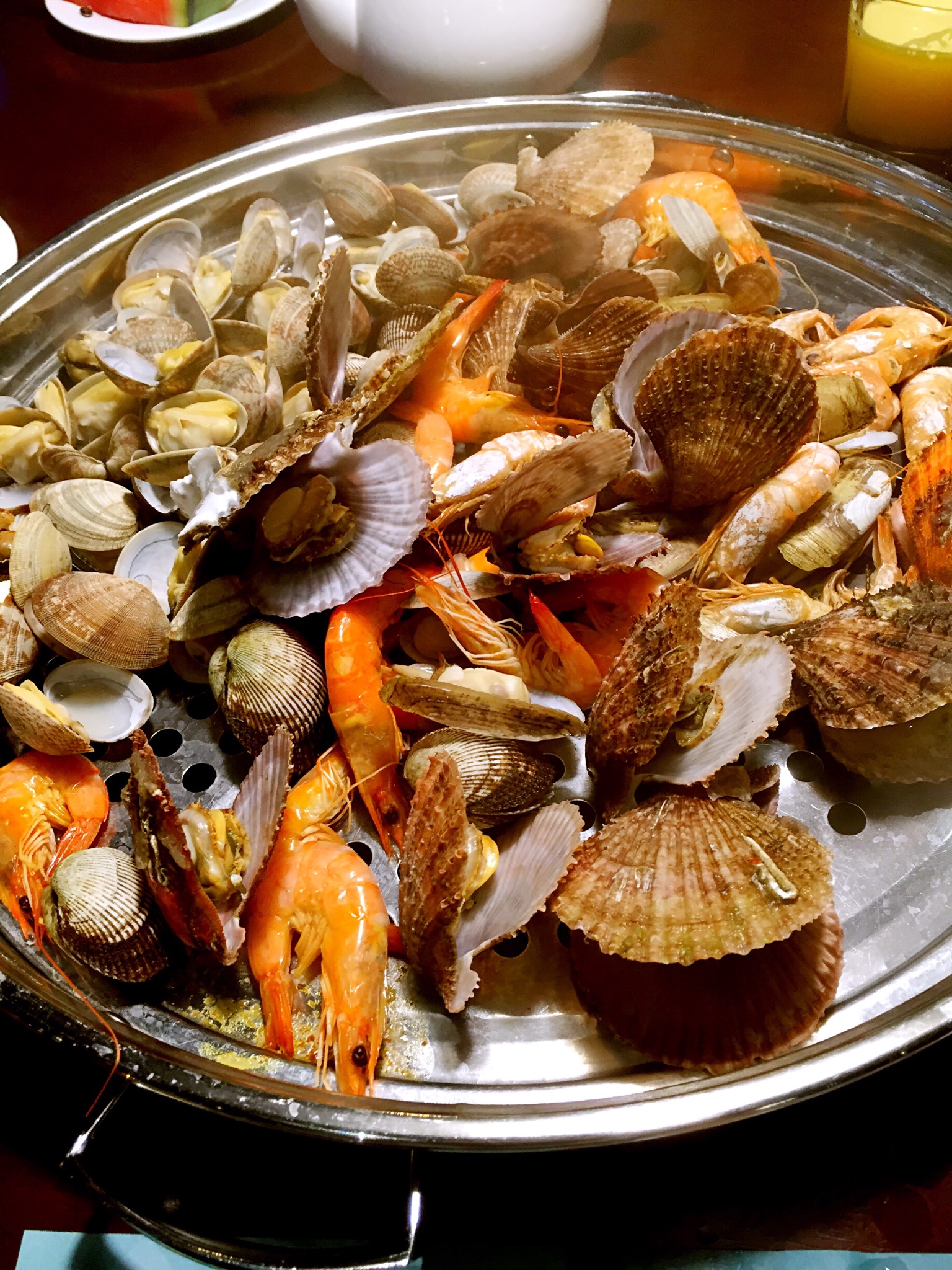 青岛美食-听海蒸鲜