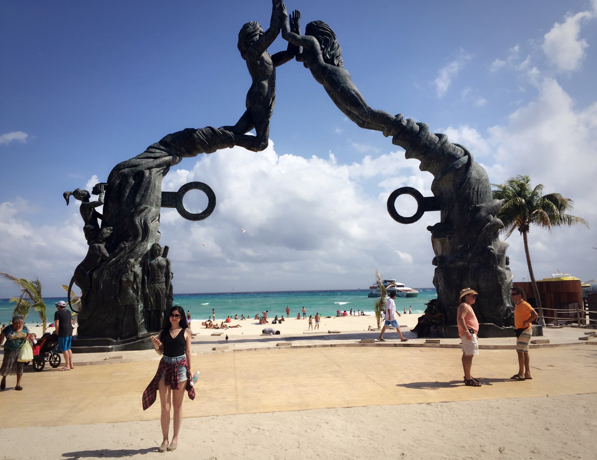 喝下一杯蓝色的坎昆_游记