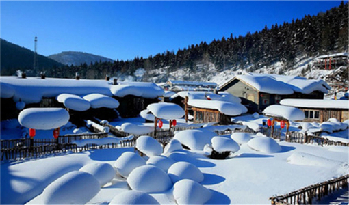 一团 雪乡 冰雪大世界 新体委滑雪场 梦幻家园 雪地摩托 亚布力世界第