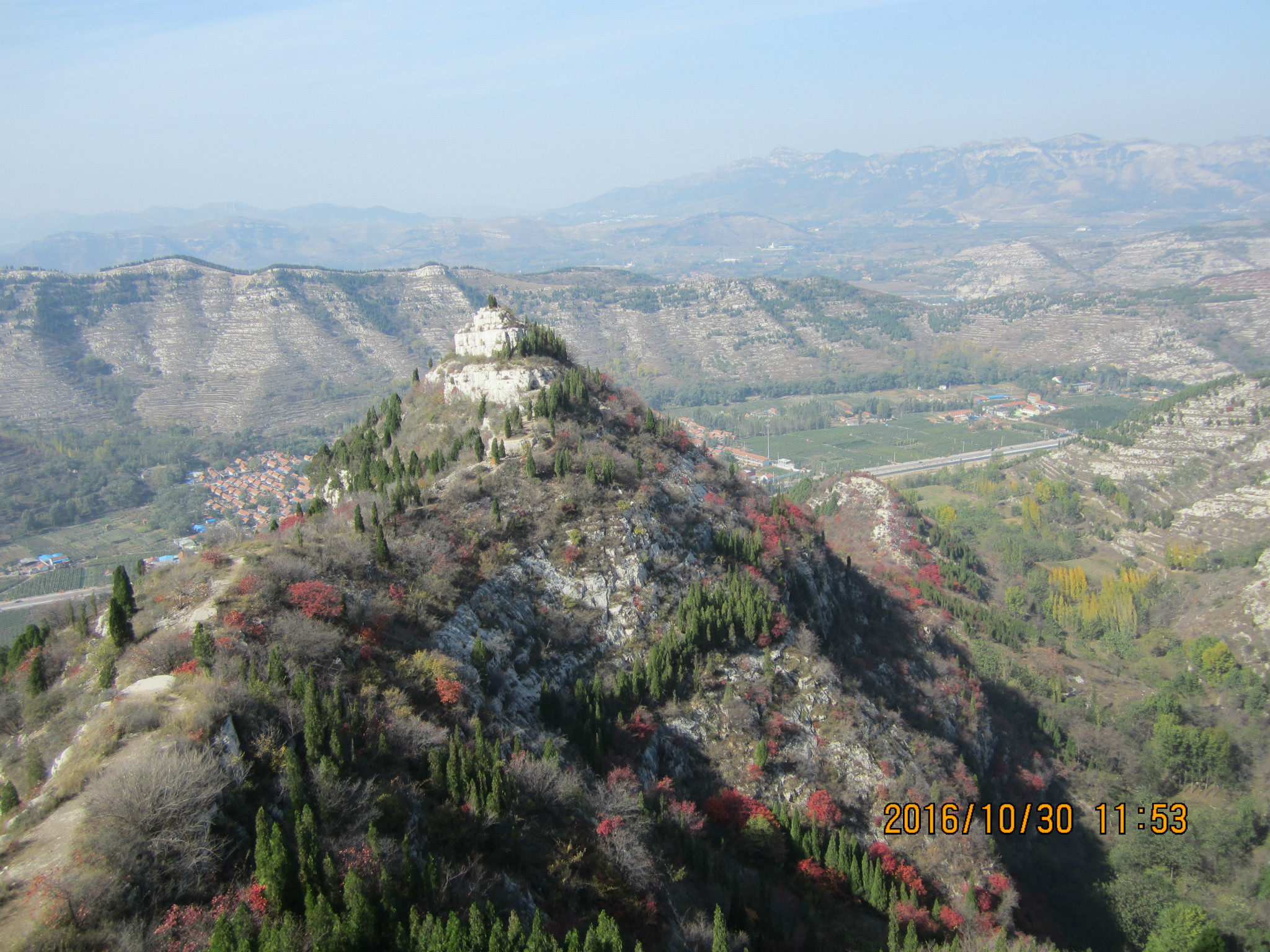 山东省淄博市博山区轿顶山——赏红叶_游记