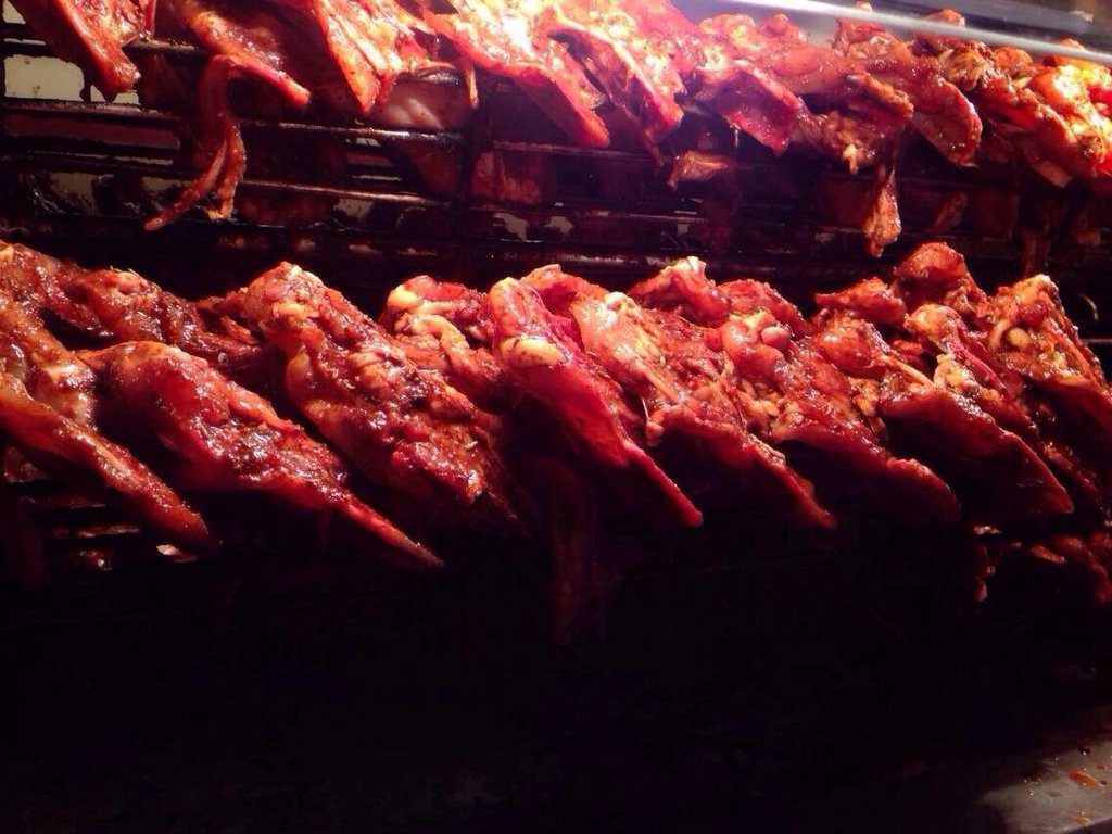 青岛美食-张成荣电烤鸡架
