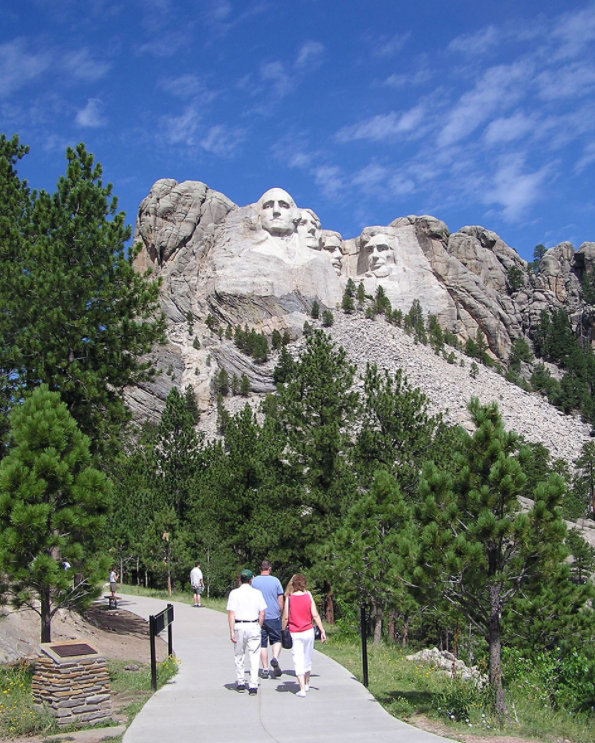 邂逅总统山(mount rushmore national memorial)