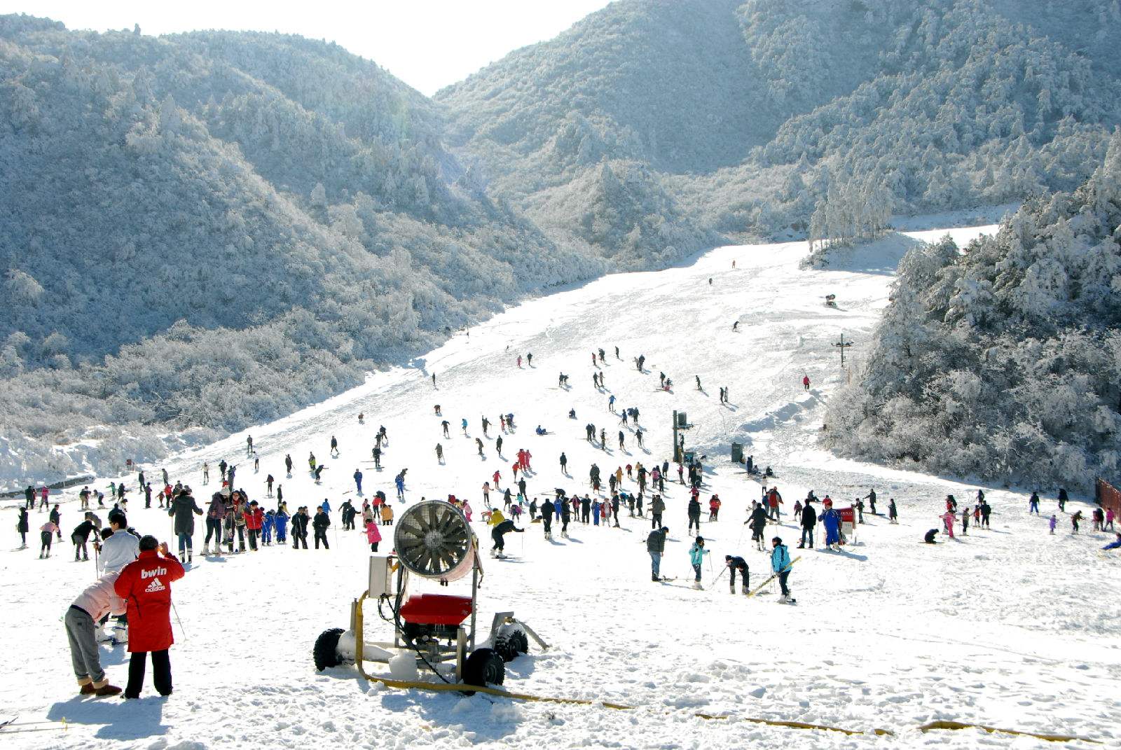 九宫山滑雪场海拔高度图片