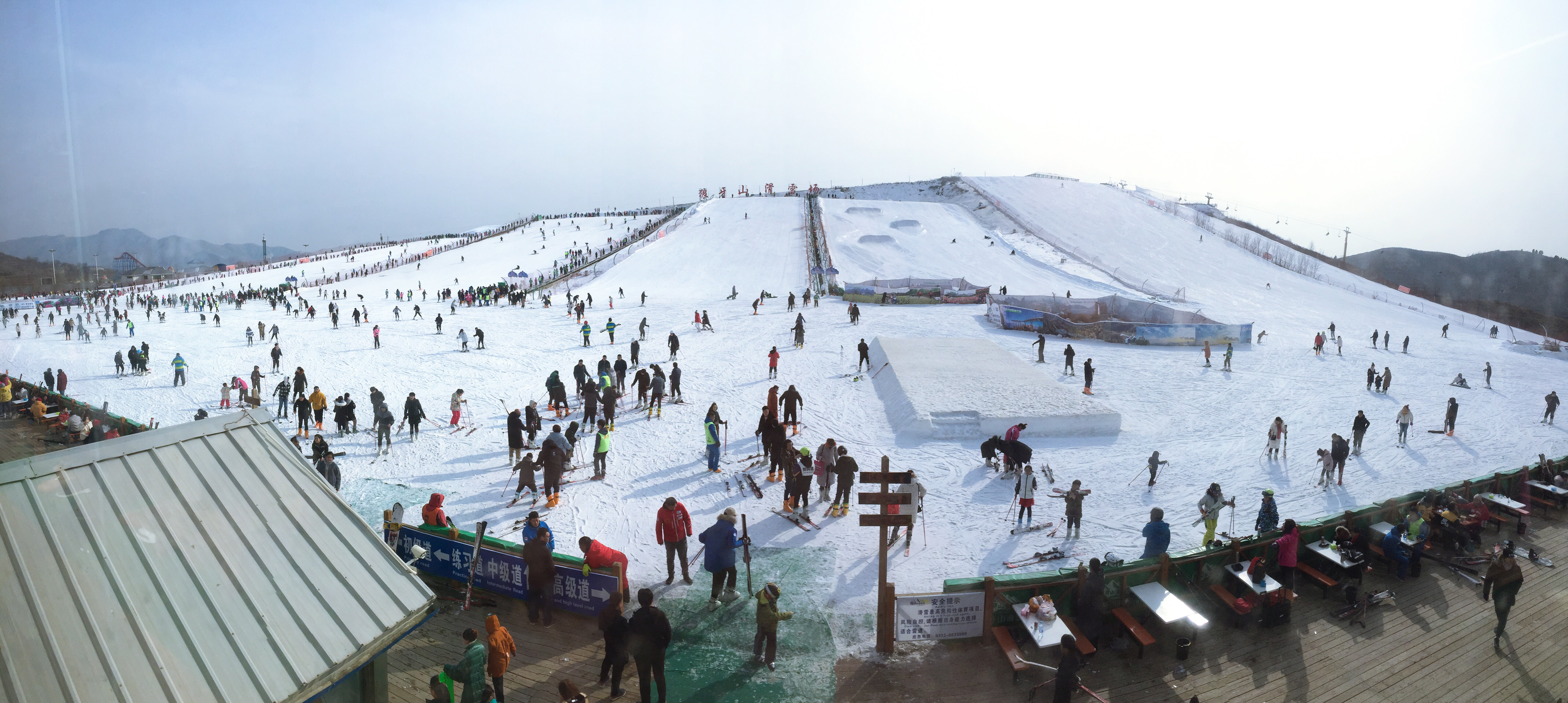 【易县景点图片】狼牙山滑雪场
