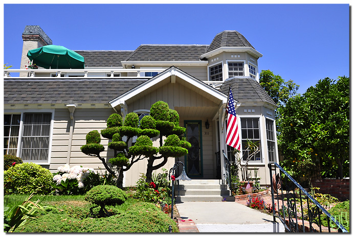 美国风情风情万种的南加州海滩美国国庆日实拍