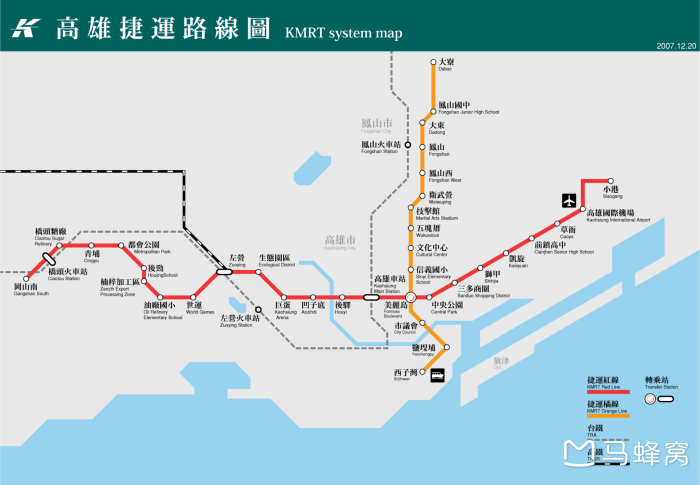 求台铁高铁台北捷运高清线路图
