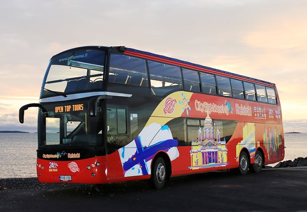 芬兰 赫尔辛基 随上随下 露天观光巴士24小时/48小时可选