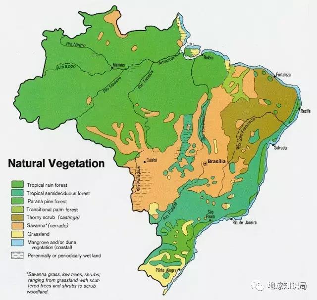 巴西农业带分布图图片