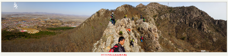 辽宁东港大孤山休闲登山