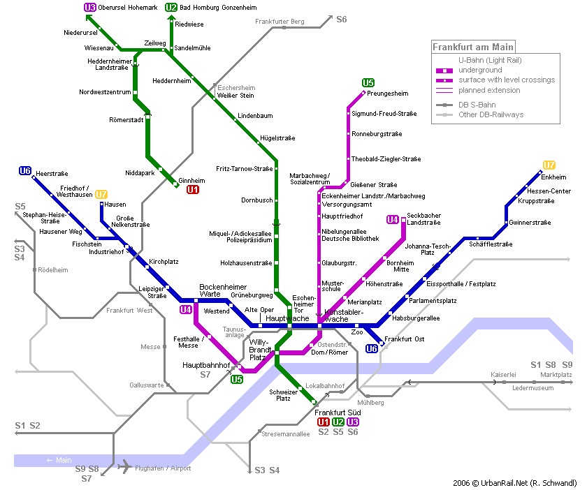             法兰克福地铁(u-bahn