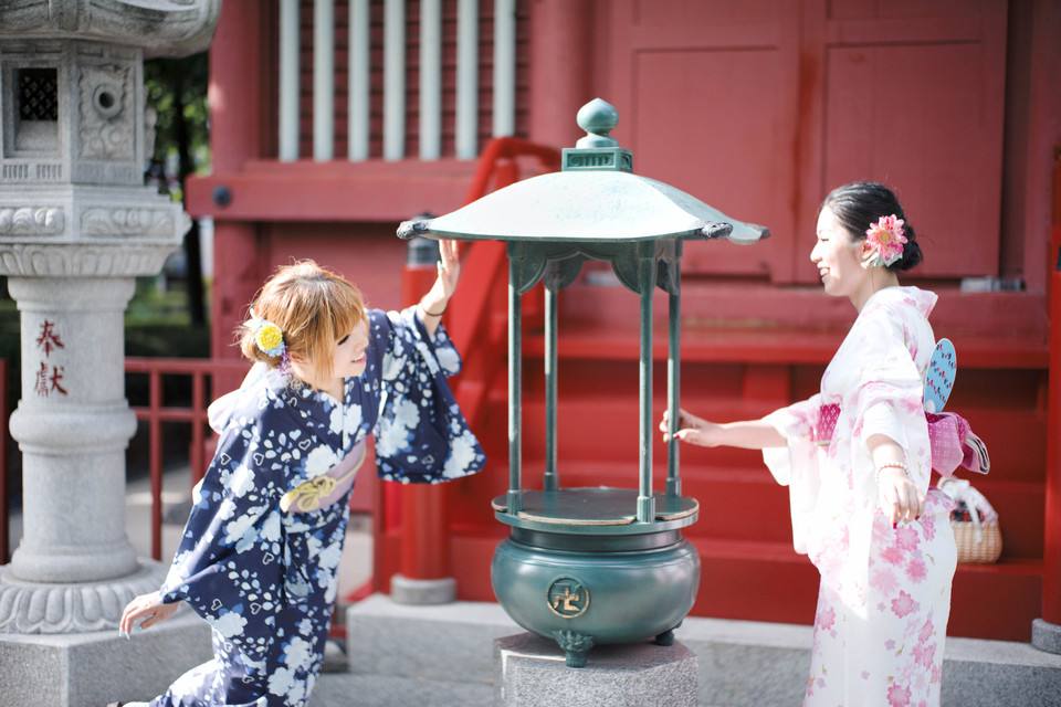 怎么穿和服还有什么颜色的和服好看 马蜂窝