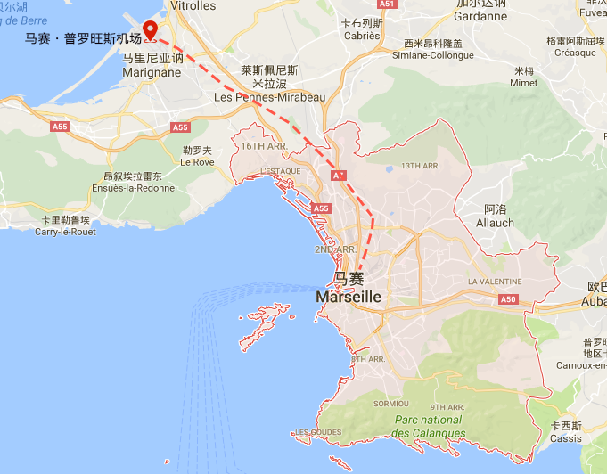 法国马赛地理位置图片