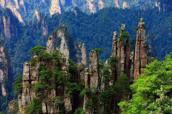 袁家界景區(常規旅遊團需要另自費的景區);2,包含了張家界最漂亮