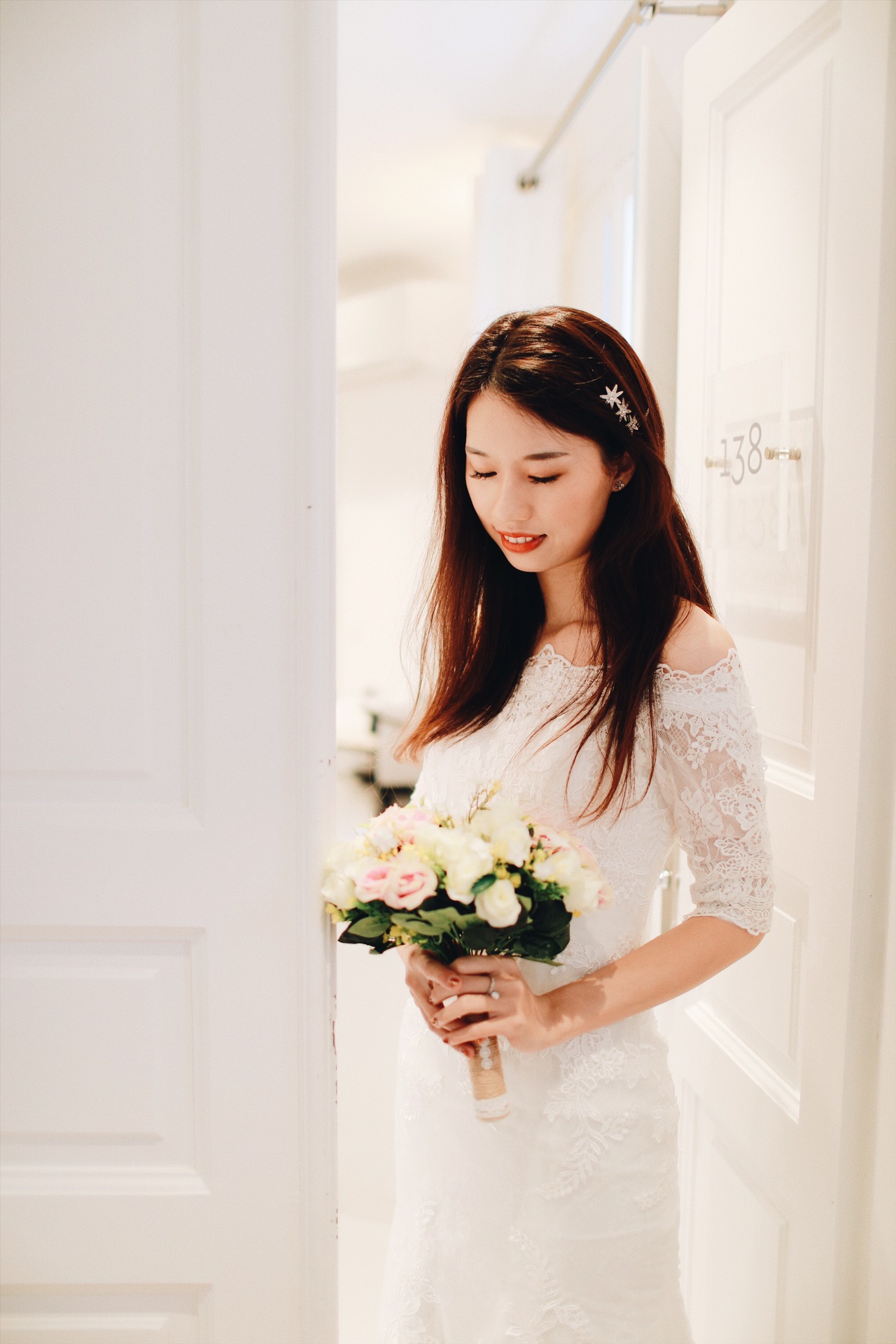 希腊圣托里尼蜜月旅行自拍婚纱照