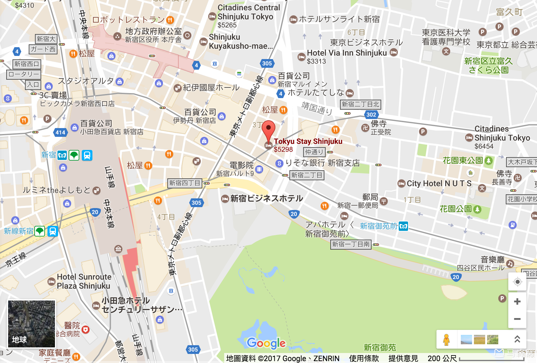 2017-03-14 您好,看了一下新宿站的地图,您这边可以从地下的c4出口出