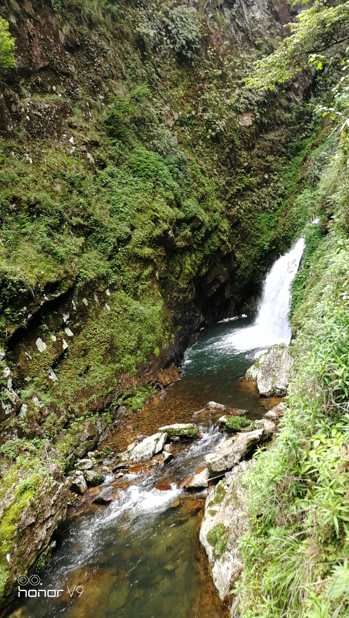 我无缘见识她最美时刻井冈山风景区水口景区彩虹瀑布
