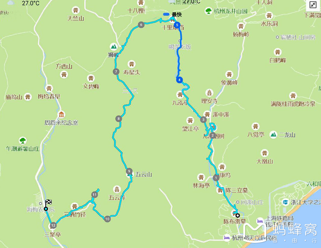 去杭州徒步旅行就是不走许寻常路