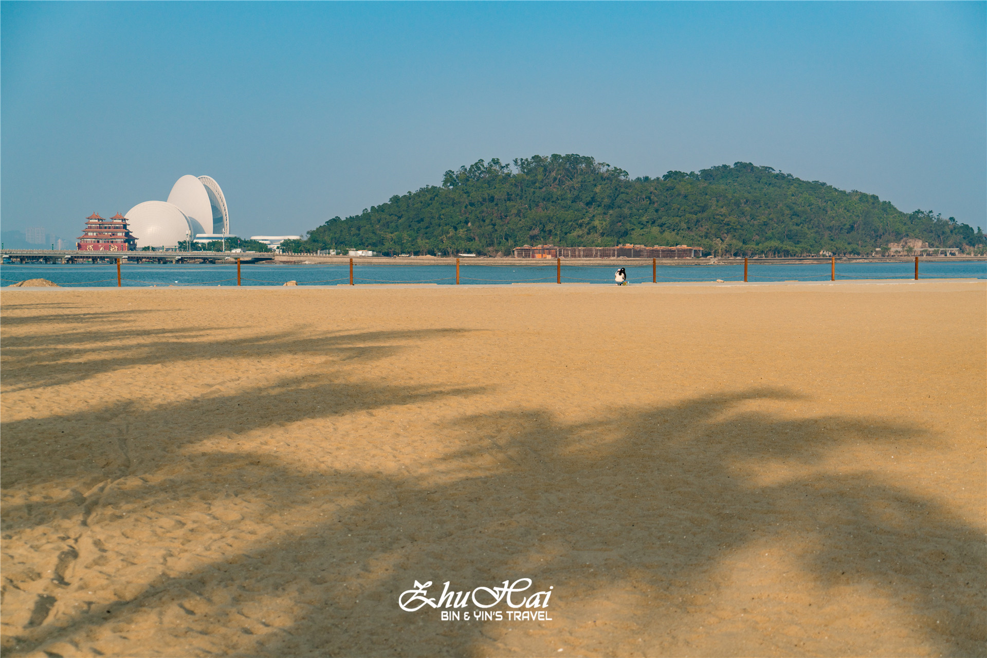              珠海情侣路的沙滩