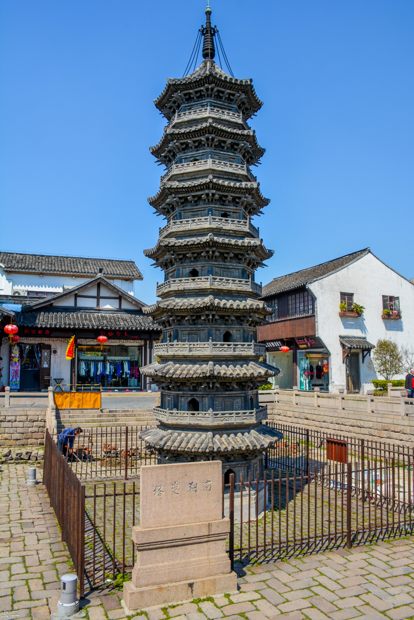 南翔古鎮南翔留雲禪寺雲翔寺南翔寺雙塔南翔磚塔古塔巡禮系列之53