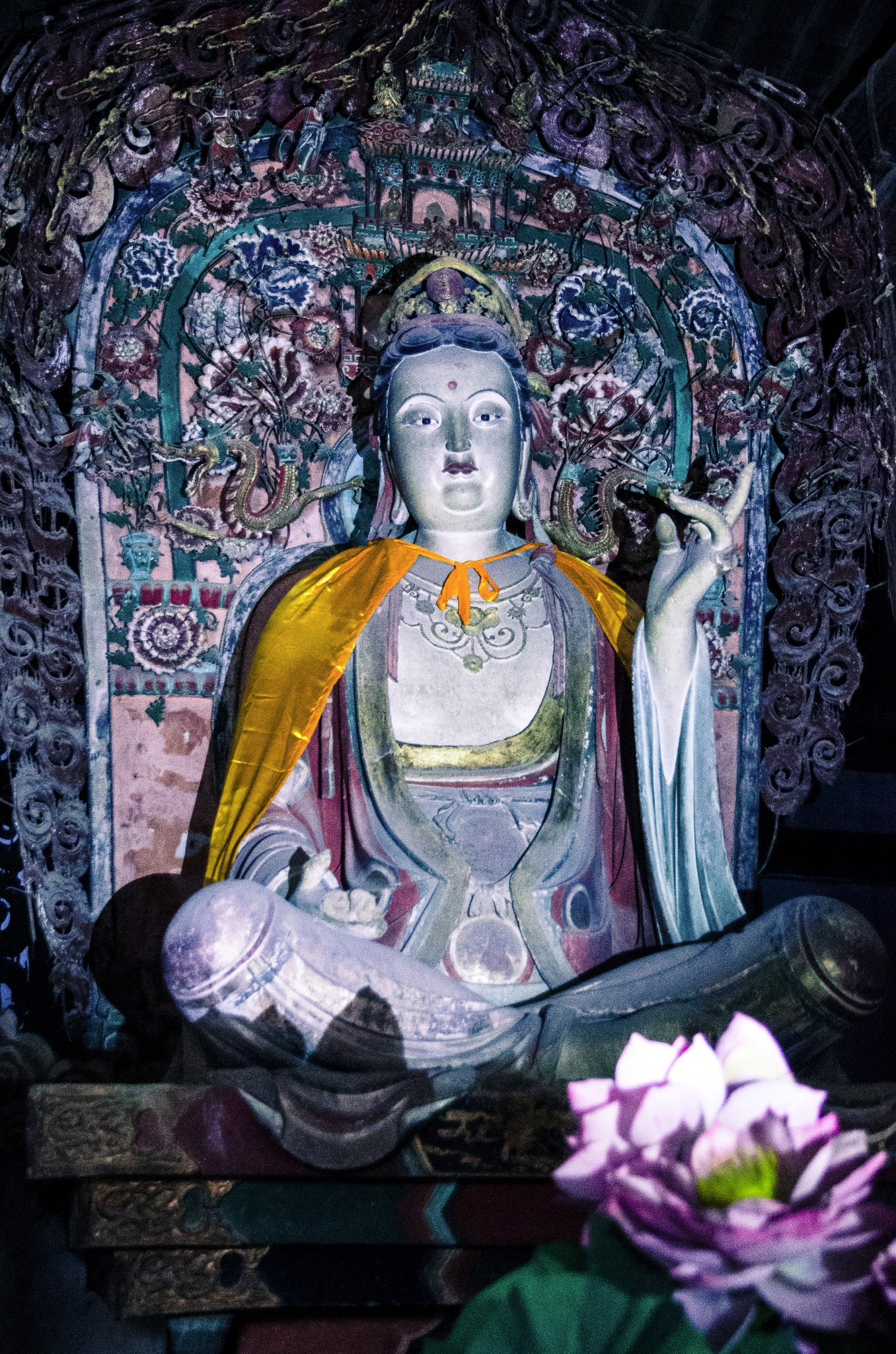 丁酉中秋晋北访古定襄洪福寺关王庙