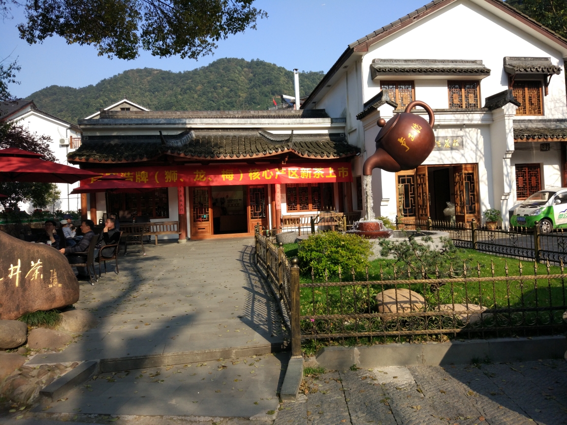 杭州问茶梅家坞龙井村