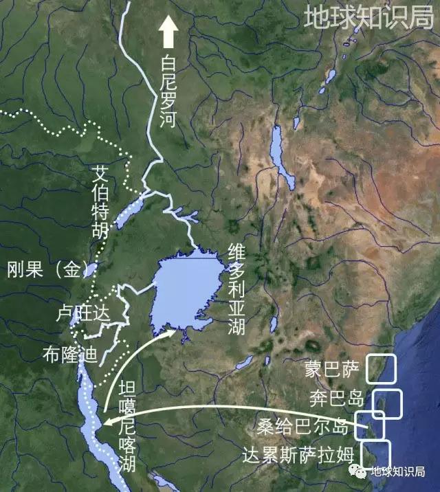 非洲维多利亚湖地图图片