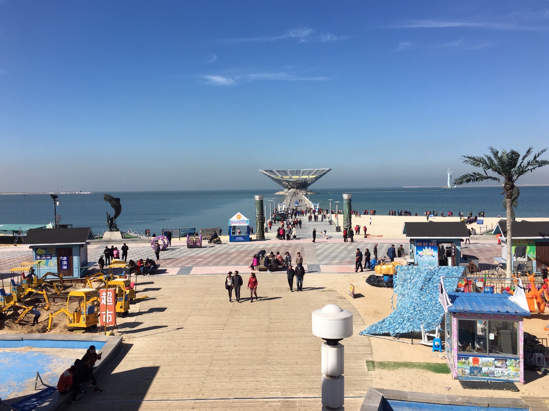 熊岳城温泉山海广场一游