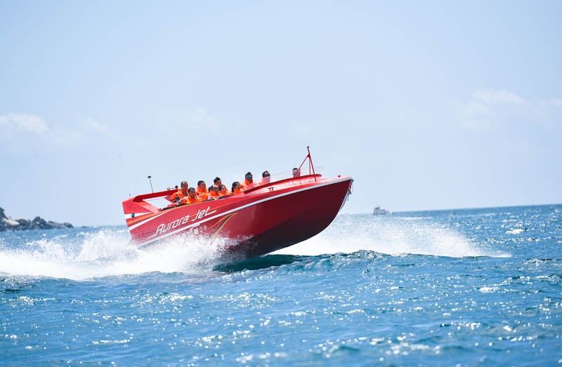 广东巽寮湾海上动感飞艇体验一次(360度旋转漂移/开启速度激情模式)